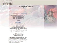 Tablet Screenshot of georgewparker.tripod.com