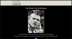 Desktop Screenshot of beckhamsite.tripod.com