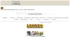 Desktop Screenshot of clubleones.tripod.com