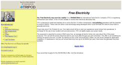 Desktop Screenshot of freencleanelectric.tripod.com