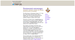 Desktop Screenshot of freemasonry.tripod.com