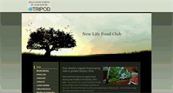 Desktop Screenshot of newlifefoodclub.tripod.com
