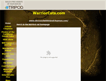 Tablet Screenshot of cougar5396.tripod.com