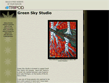 Tablet Screenshot of greenskystudio.tripod.com