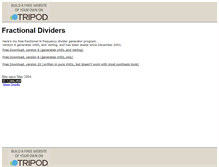 Tablet Screenshot of fractional-divider.tripod.com