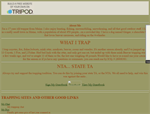 Tablet Screenshot of mainetrapper.tripod.com