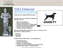 Tablet Screenshot of nisafinancial.tripod.com