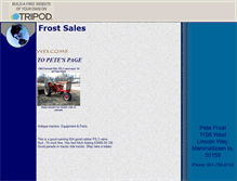 Tablet Screenshot of frost361.tripod.com