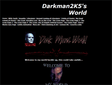 Tablet Screenshot of darkman2k5.tripod.com