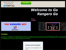 Tablet Screenshot of kitchenerrangerfan.tripod.com