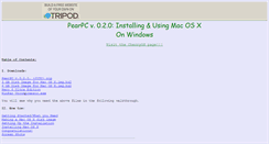 Desktop Screenshot of pearpcguide.tripod.com