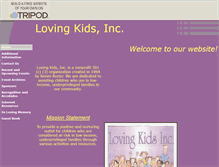 Tablet Screenshot of lovingkidsinc.tripod.com