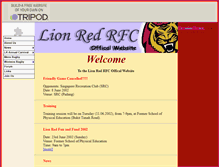 Tablet Screenshot of lionredrfc.tripod.com