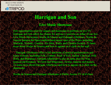 Tablet Screenshot of harriganandson.tripod.com