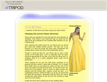 Tablet Screenshot of flower-girl-dress.tripod.com