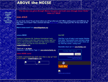 Tablet Screenshot of abovethenoise.tripod.com