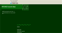 Desktop Screenshot of mywickedsounds.tripod.com