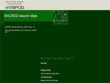 Tablet Screenshot of mywickedsounds.tripod.com