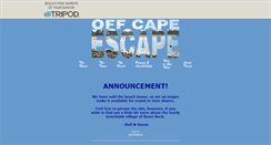 Desktop Screenshot of offcapeescape.tripod.com