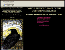 Tablet Screenshot of corvus13.tripod.com