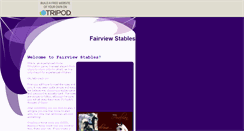 Desktop Screenshot of fairviewhorses.tripod.com