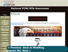 Tablet Screenshot of powmiaawareness.tripod.com