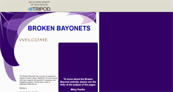 Desktop Screenshot of brokenbayonets.tripod.com