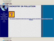 Tablet Screenshot of chemistryinpollution.tripod.com