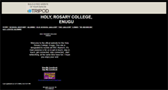 Desktop Screenshot of holyrosarycollege.tripod.com