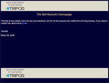 Tablet Screenshot of netnomad0312.tripod.com