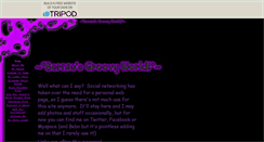 Desktop Screenshot of groovybernie1984.tripod.com