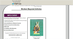 Desktop Screenshot of bayonetarticles.tripod.com
