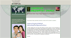 Desktop Screenshot of dbbcpastor09.tripod.com