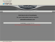 Tablet Screenshot of forumempire.tripod.com