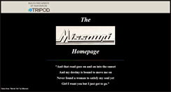 Desktop Screenshot of missouriband.tripod.com