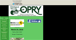 Desktop Screenshot of emeraldvalleyopry.tripod.com