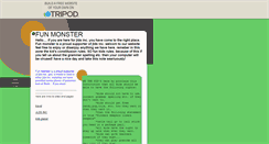 Desktop Screenshot of funmonster.tripod.com