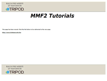 Tablet Screenshot of mmf2tutorials.tripod.com