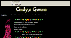 Desktop Screenshot of cindys-fashion2.tripod.com