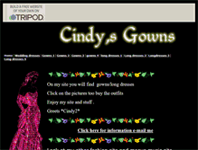 Tablet Screenshot of cindys-fashion2.tripod.com