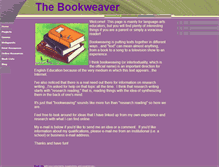 Tablet Screenshot of bookweaver.tripod.com