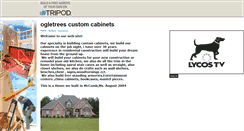 Desktop Screenshot of ogletree.cabinets.tripod.com