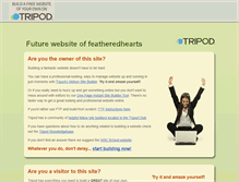 Tablet Screenshot of featheredhearts.tripod.com