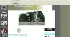 Desktop Screenshot of emilyrobisonrules.tripod.com