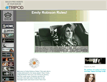 Tablet Screenshot of emilyrobisonrules.tripod.com