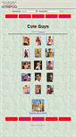 Mobile Screenshot of cuteguysgallery.tripod.com