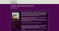 Desktop Screenshot of cmpsychic.tripod.com