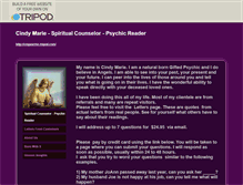 Tablet Screenshot of cmpsychic.tripod.com