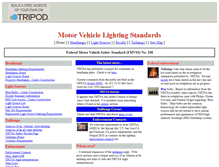 Tablet Screenshot of fmvss108.tripod.com