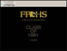 Tablet Screenshot of fphs81.tripod.com